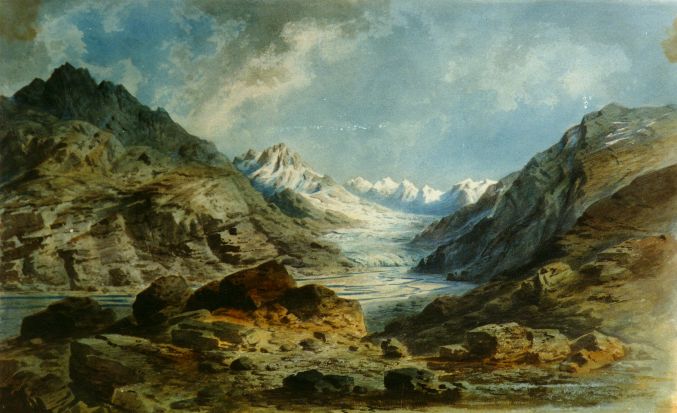 Fuss des Mustagh Gletschers